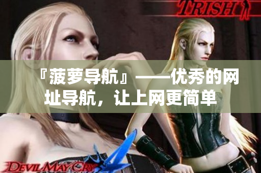 『菠萝导航』——优秀的网址导航，让上网更简单