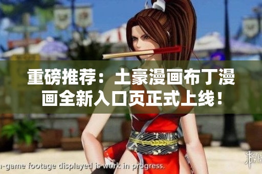 重磅推荐：土豪漫画布丁漫画全新入口页正式上线！