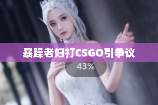 暴躁老妇打CSGO引争议
