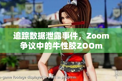 追踪数据泄露事件，Zoom争议中的牛性胶ZOOm
