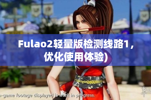 Fulao2轻量版检测线路1，优化使用体验)